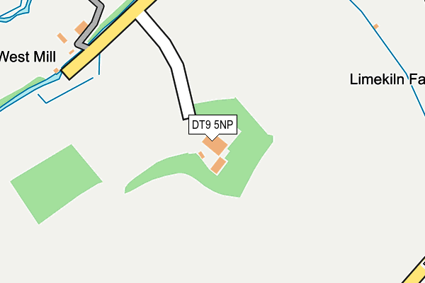 DT9 5NP map - OS OpenMap – Local (Ordnance Survey)