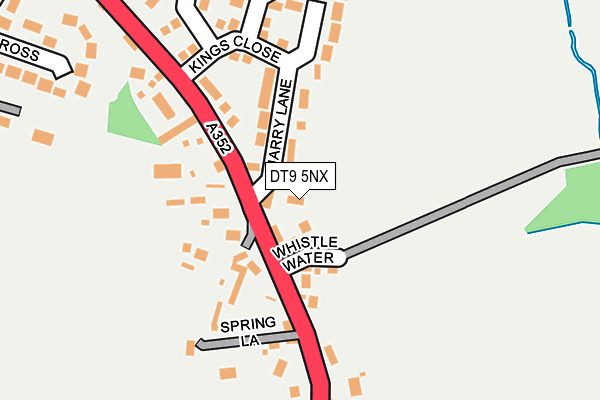 DT9 5NX map - OS OpenMap – Local (Ordnance Survey)