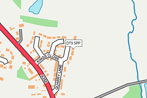 DT9 5PP map - OS OpenMap – Local (Ordnance Survey)