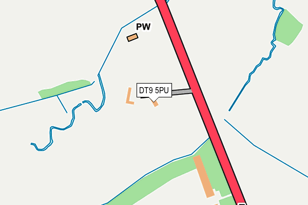 DT9 5PU map - OS OpenMap – Local (Ordnance Survey)