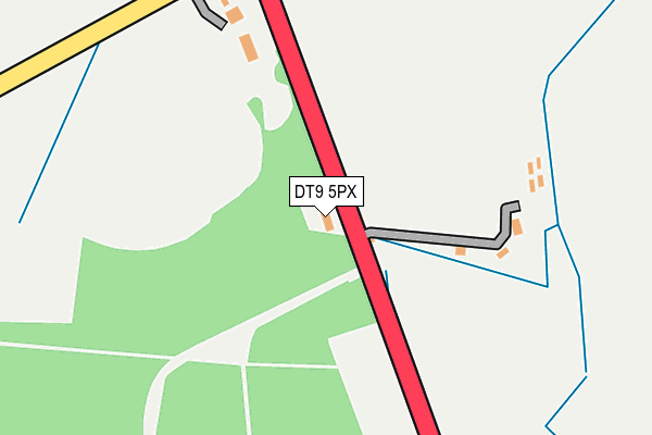 DT9 5PX map - OS OpenMap – Local (Ordnance Survey)