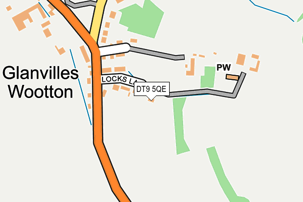 DT9 5QE map - OS OpenMap – Local (Ordnance Survey)