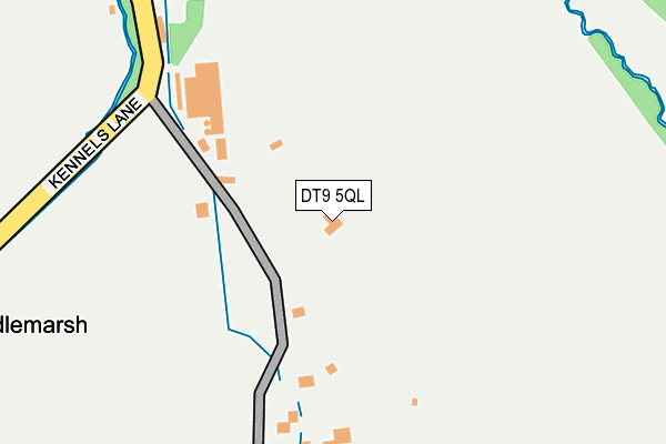 DT9 5QL map - OS OpenMap – Local (Ordnance Survey)