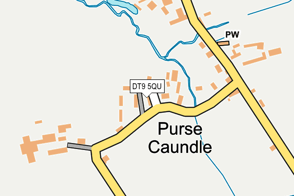 DT9 5QU map - OS OpenMap – Local (Ordnance Survey)