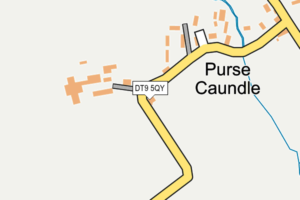 DT9 5QY map - OS OpenMap – Local (Ordnance Survey)