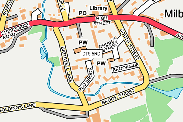 DT9 5RD map - OS OpenMap – Local (Ordnance Survey)