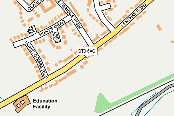 DT9 6AQ map - OS OpenMap – Local (Ordnance Survey)