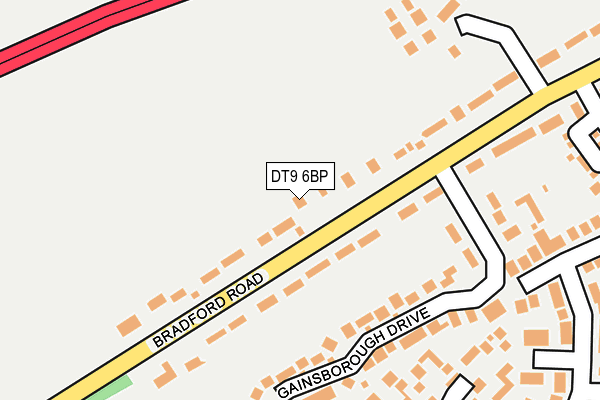 DT9 6BP map - OS OpenMap – Local (Ordnance Survey)