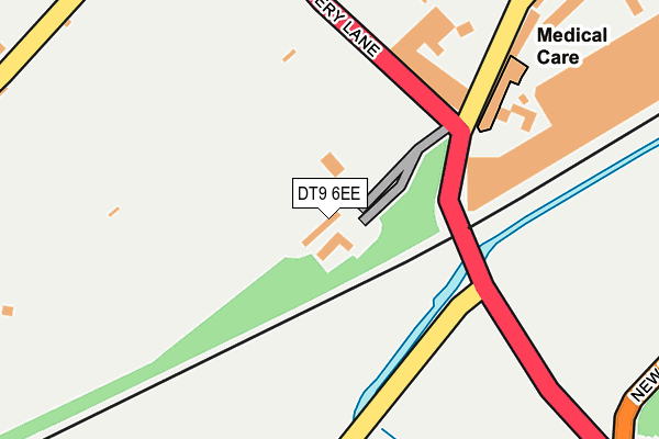 DT9 6EE map - OS OpenMap – Local (Ordnance Survey)