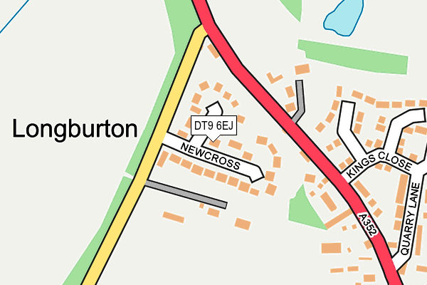 DT9 6EJ map - OS OpenMap – Local (Ordnance Survey)