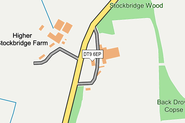 DT9 6EP map - OS OpenMap – Local (Ordnance Survey)