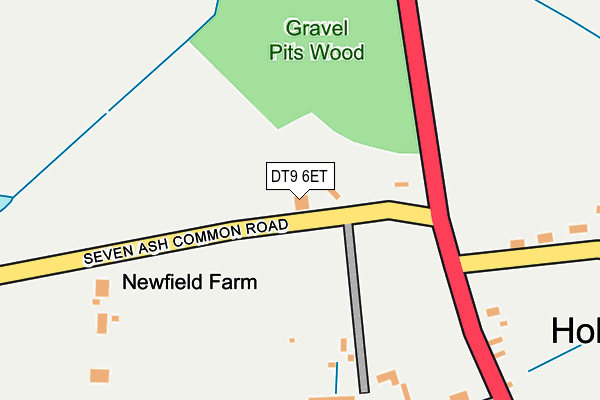 DT9 6ET map - OS OpenMap – Local (Ordnance Survey)