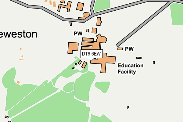 DT9 6EW map - OS OpenMap – Local (Ordnance Survey)