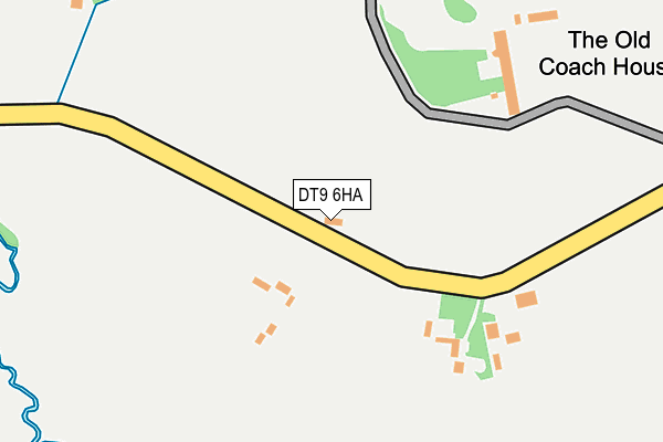 DT9 6HA map - OS OpenMap – Local (Ordnance Survey)