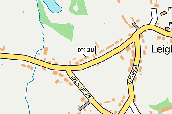 DT9 6HJ map - OS OpenMap – Local (Ordnance Survey)