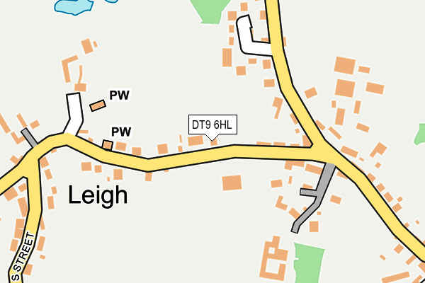 DT9 6HL map - OS OpenMap – Local (Ordnance Survey)