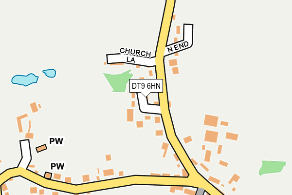 DT9 6HN map - OS OpenMap – Local (Ordnance Survey)