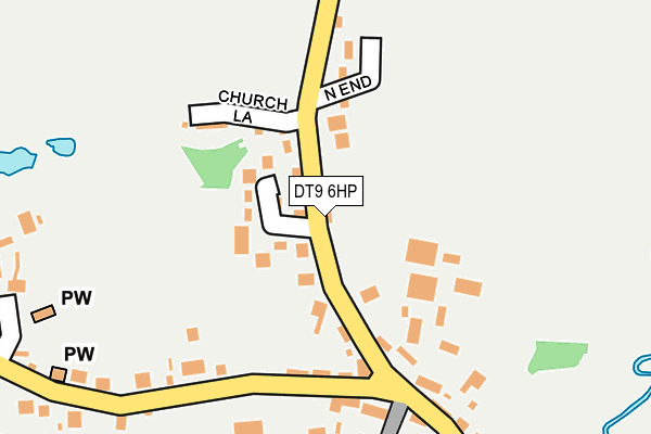 DT9 6HP map - OS OpenMap – Local (Ordnance Survey)