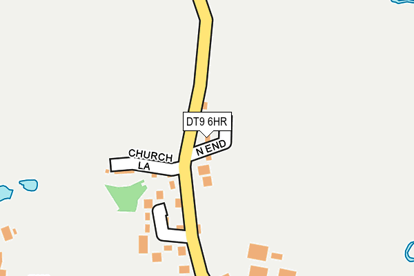 DT9 6HR map - OS OpenMap – Local (Ordnance Survey)