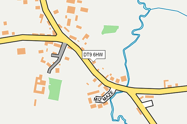 DT9 6HW map - OS OpenMap – Local (Ordnance Survey)