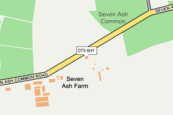 DT9 6HY map - OS OpenMap – Local (Ordnance Survey)