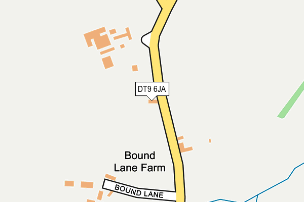 DT9 6JA map - OS OpenMap – Local (Ordnance Survey)