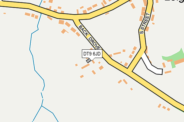 DT9 6JD map - OS OpenMap – Local (Ordnance Survey)