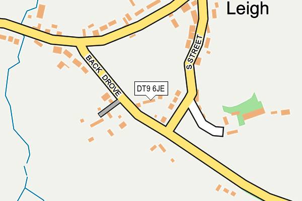 DT9 6JE map - OS OpenMap – Local (Ordnance Survey)