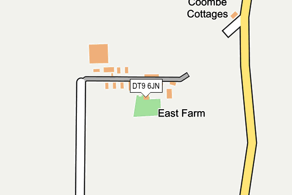 DT9 6JN map - OS OpenMap – Local (Ordnance Survey)