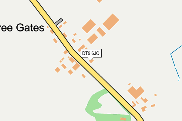DT9 6JQ map - OS OpenMap – Local (Ordnance Survey)
