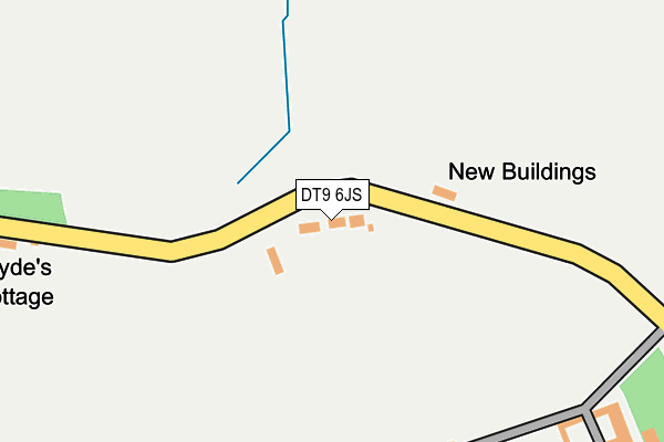 DT9 6JS map - OS OpenMap – Local (Ordnance Survey)