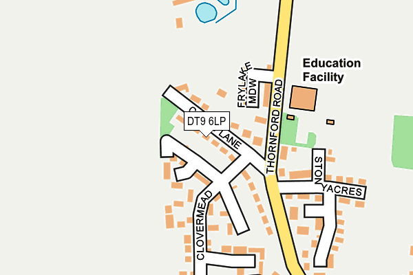 DT9 6LP map - OS OpenMap – Local (Ordnance Survey)