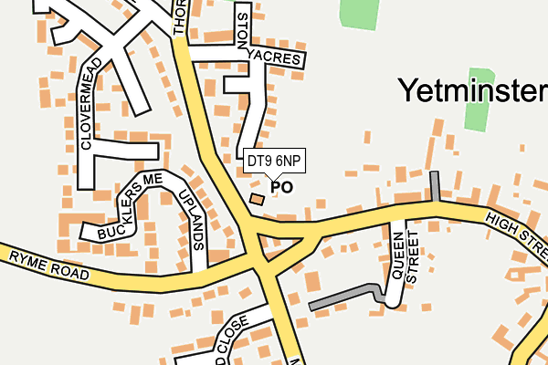 DT9 6NP map - OS OpenMap – Local (Ordnance Survey)