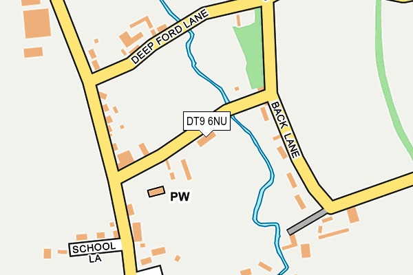 DT9 6NU map - OS OpenMap – Local (Ordnance Survey)