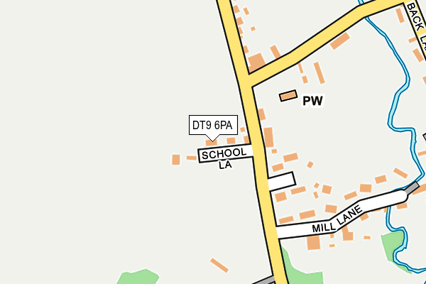 DT9 6PA map - OS OpenMap – Local (Ordnance Survey)