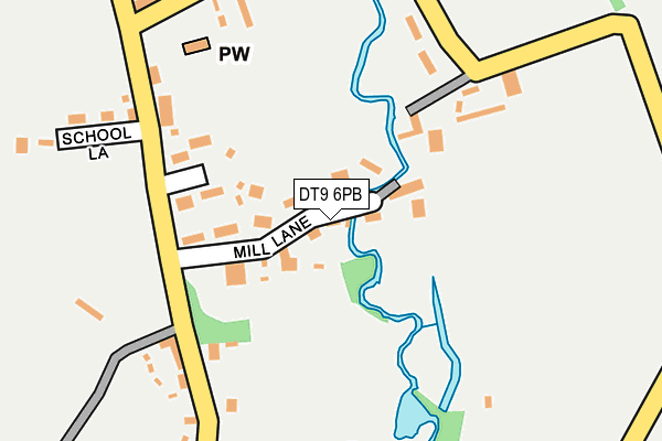 DT9 6PB map - OS OpenMap – Local (Ordnance Survey)