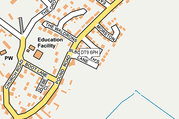 DT9 6PH map - OS OpenMap – Local (Ordnance Survey)