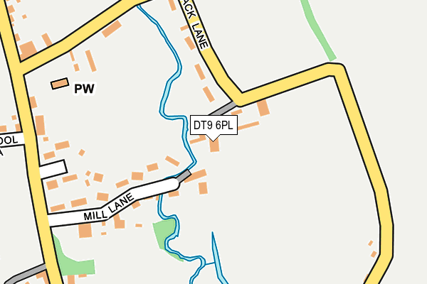 DT9 6PL map - OS OpenMap – Local (Ordnance Survey)