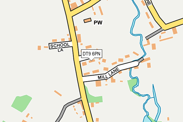 DT9 6PN map - OS OpenMap – Local (Ordnance Survey)