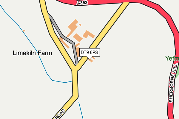 DT9 6PS map - OS OpenMap – Local (Ordnance Survey)