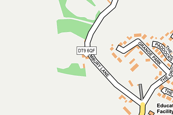 DT9 6QF map - OS OpenMap – Local (Ordnance Survey)