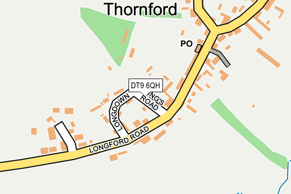 DT9 6QH map - OS OpenMap – Local (Ordnance Survey)