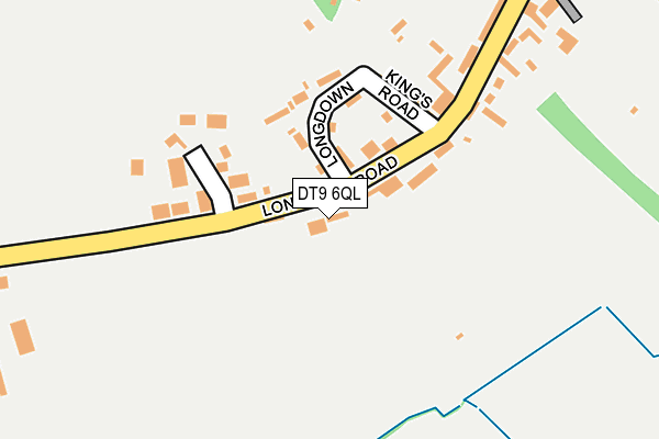 DT9 6QL map - OS OpenMap – Local (Ordnance Survey)