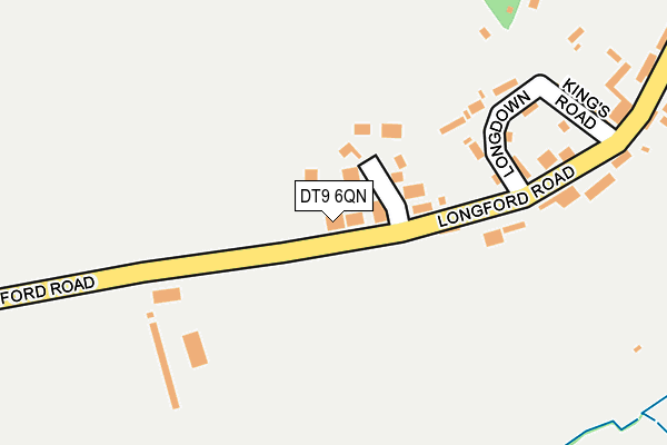 DT9 6QN map - OS OpenMap – Local (Ordnance Survey)