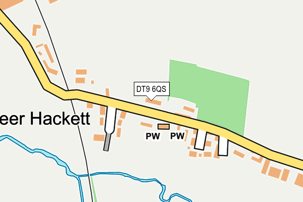 DT9 6QS map - OS OpenMap – Local (Ordnance Survey)