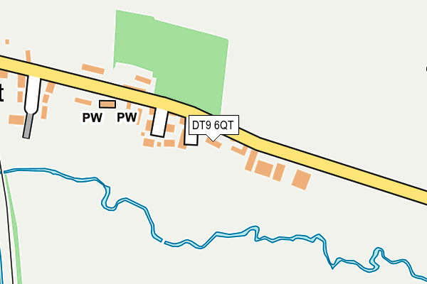 DT9 6QT map - OS OpenMap – Local (Ordnance Survey)