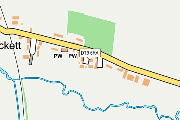 DT9 6RA map - OS OpenMap – Local (Ordnance Survey)