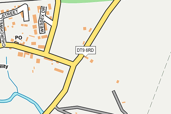 DT9 6RD map - OS OpenMap – Local (Ordnance Survey)