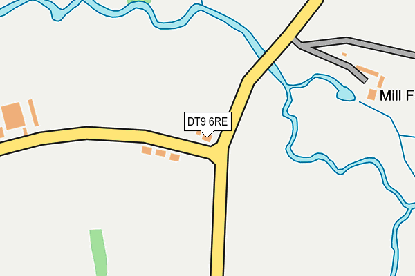 DT9 6RE map - OS OpenMap – Local (Ordnance Survey)