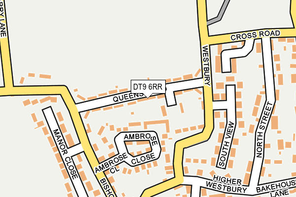 DT9 6RR map - OS OpenMap – Local (Ordnance Survey)